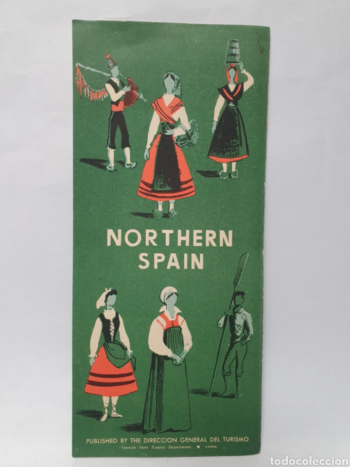 Travel Brochures: NORTHERN SPAIN. PUBLISHED BY THE DIRECCION GENERAL DE TURISMO. A&Ntilde;OS 60.