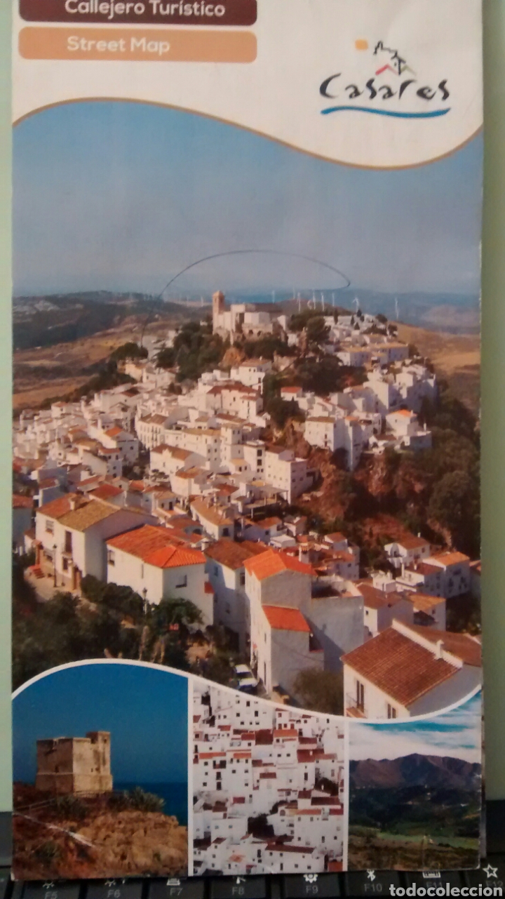Travel Brochures: CASARES. CALLEJERO TURISTICO. DIPUTACION DE MALAGA