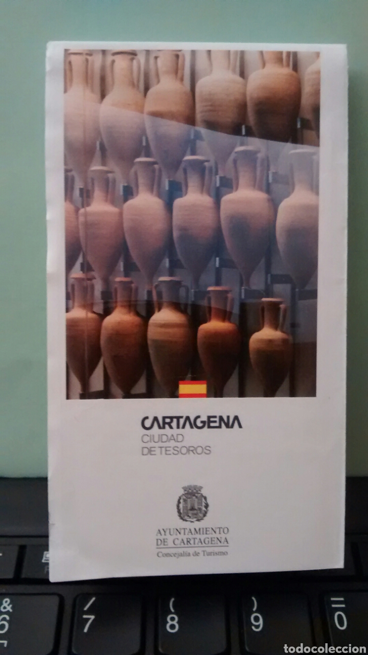 Tourismusbrosch&uuml;ren: CARTAGENA. CIUDAD DE TESOROS. AYUNTAMIENTO DE CARTAGENA. PLANO.