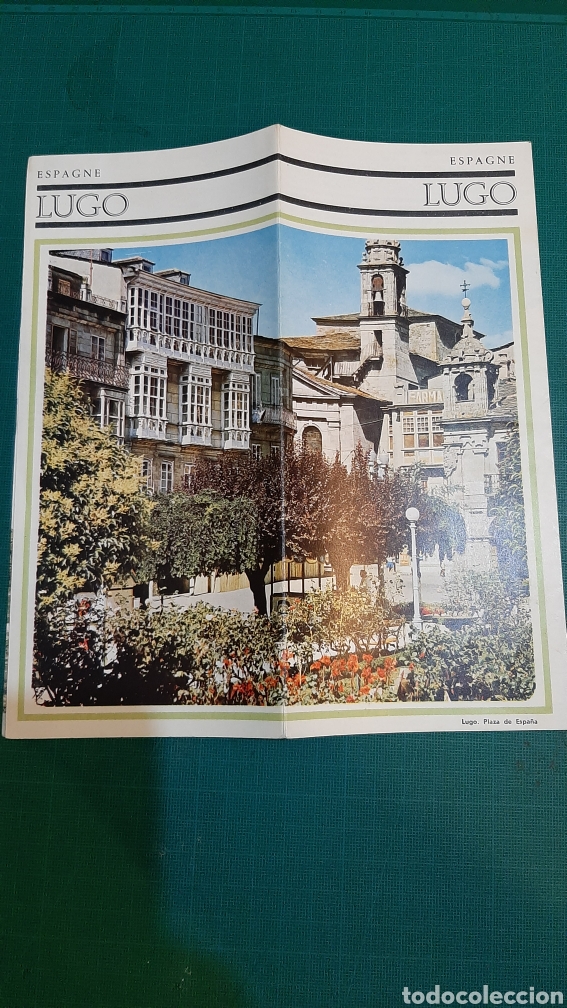 Travel Brochures: GU&Iacute;A TURISMO LUGO PLANO FOTOS VINTAGE LIBRERIA O ALMAC&Eacute;N DO COLISEVM TODO EN PAPEL ANTIGUO