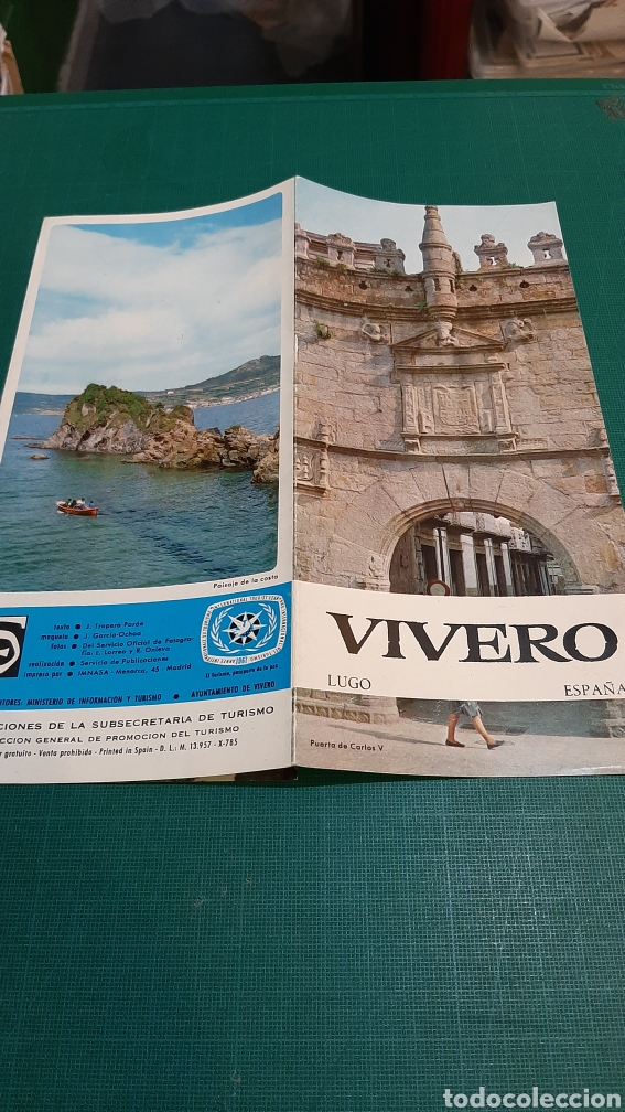 Brochures de tourisme: GUIA VIVERO LUGO TURISMO PUERTA CARLOS V LIBRERIA O ALMAC&Eacute;N DO COLISEVM COLECCIONISMO ANTIG&Uuml;EDADES