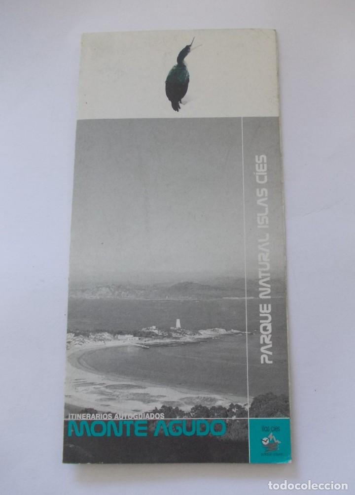 Tourismusbrosch&uuml;ren: Folleto Turismo Monte Agudo Parque Natural Illas C&iacute;es Itinerarios autoguiados Xunta de Galicia 2001