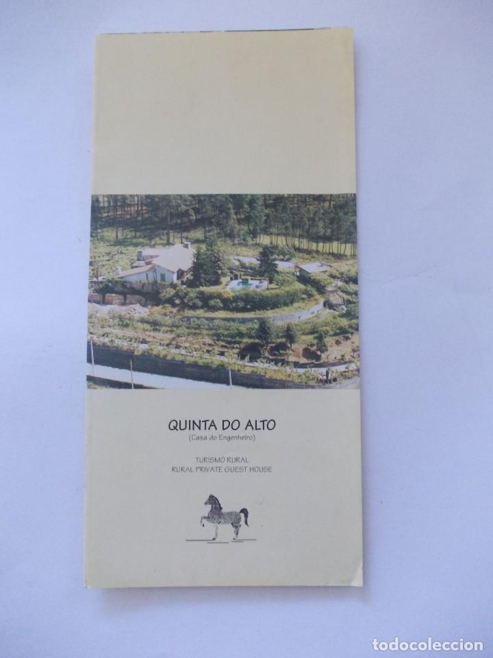 Tourismusbrosch&uuml;ren: Folleto Turismo Rural Quinta do Alto (Casa Do Engenheiro) Gandra Portugal