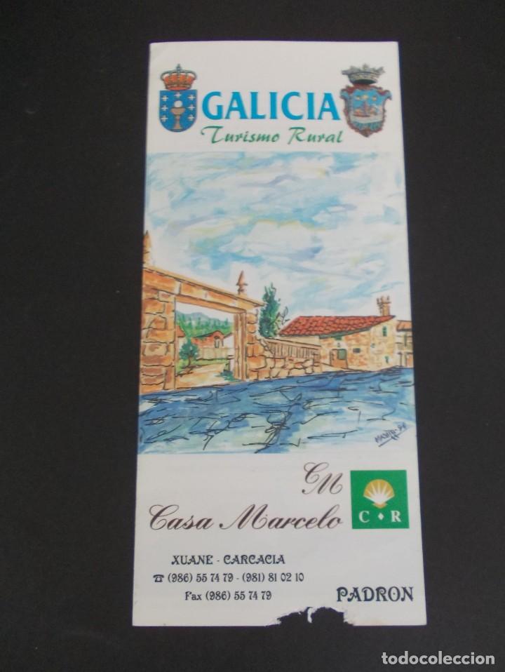 Brochures de tourisme: Folleto Turismo Rural Galicia Casa Marcelo Carcac&iacute;a - Padr&oacute;n ( A Coru&ntilde;a )