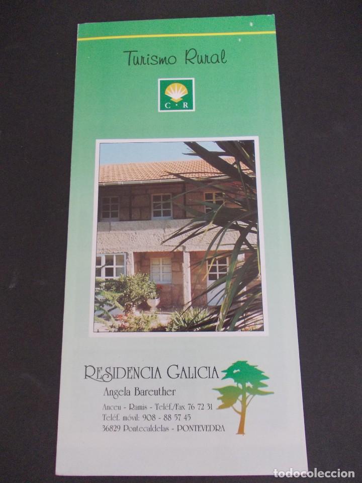 Brochures de tourisme: Folleto Turismo Rural Residencia Galicia Angela Bareuther Ponte Caldelas ( Pontevedra ) D&eacute;cada 1990