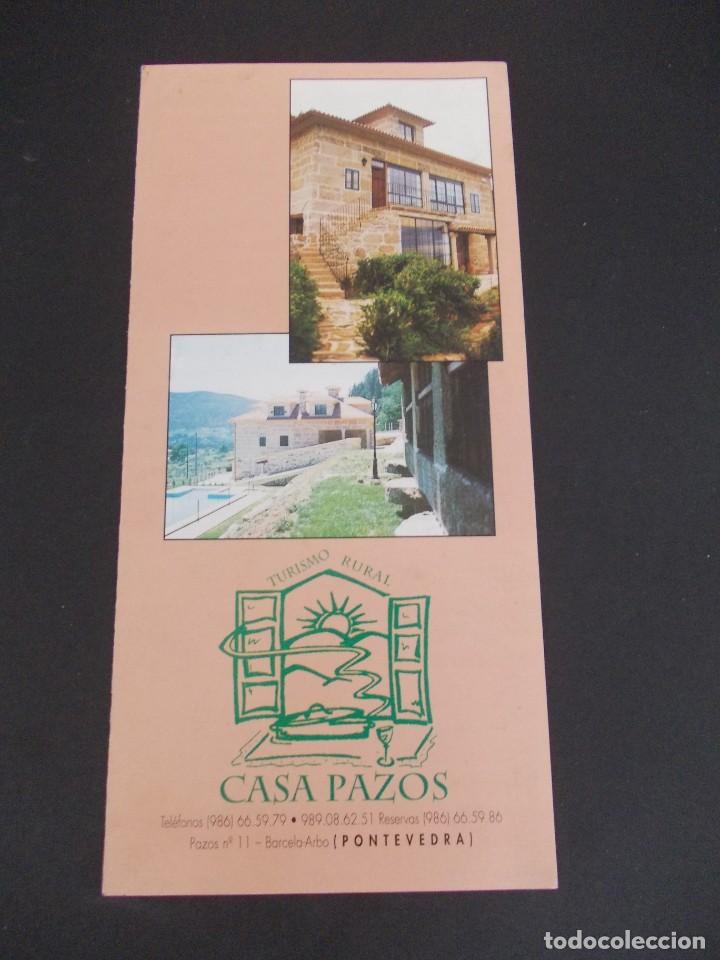Brochures de tourisme: Folleto Turismo Rural Casa Pazos Arbo ( Pontevedra )
