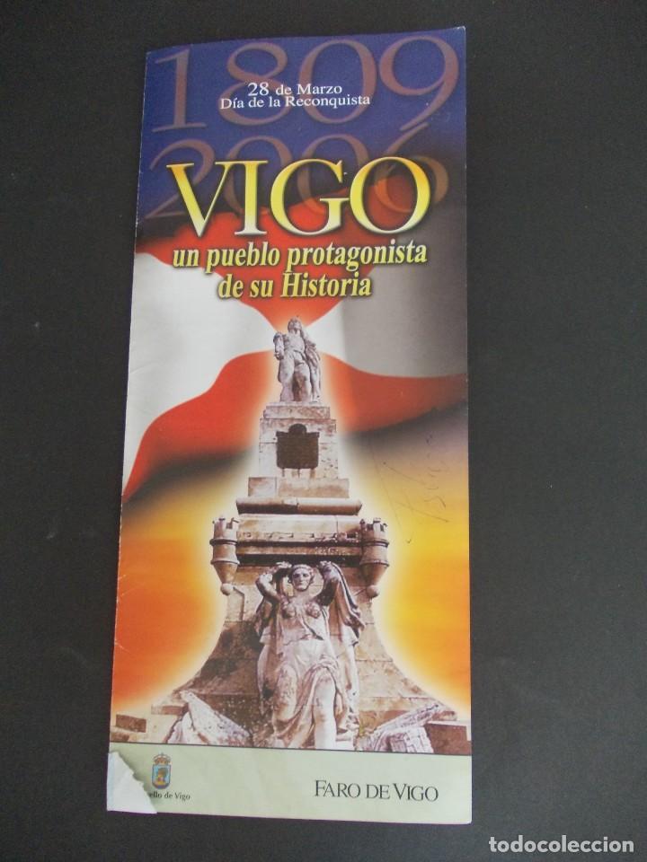 Brochures de tourisme: Folleto Turismo Reconquista de Vigo Un pueblo protagonista de su historia Personajes y Cronolog&iacute;a