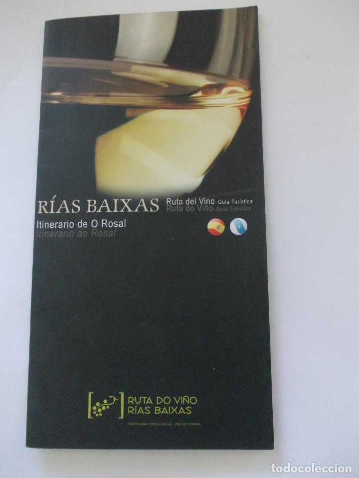 Brochures de tourisme: Folleto Turismo Gu&iacute;a Ruta do Vi&ntilde;o R&iacute;as Baixas Itinerario de O Rosal ( Pontevedra )