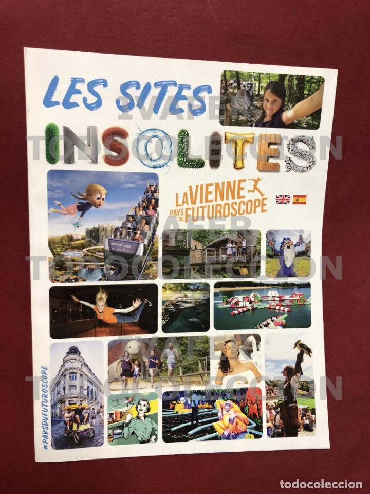 Folletos de turismo: FOLLETO TURISTICO REGION DE LA VIENNE, FRANCIA, LUGARES INSOLITOS, FRANCES, INGLES Y ESPA&Ntilde;OL