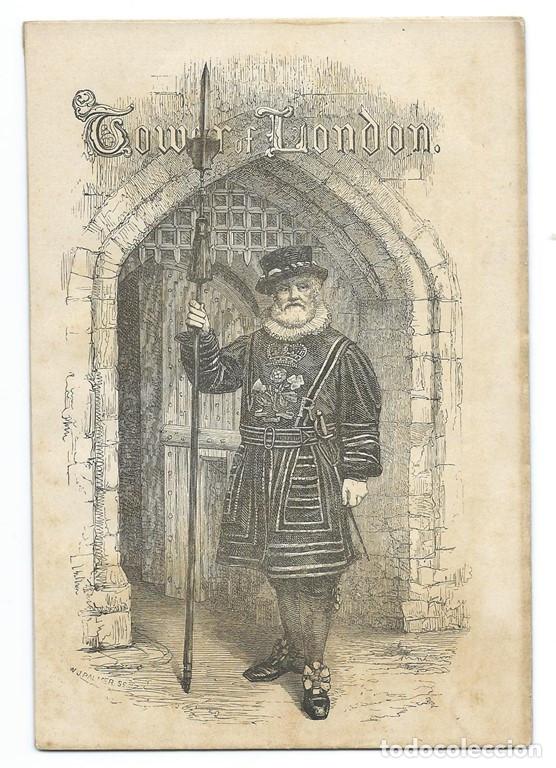 COLECCIÓN DE IMÁGENES ENLAZADAS DE LA TORRE DE LONDRES, GRABADOR W.J.PALMER , SIGLO XIX (Coleccionismo - Folletos de Turismo)