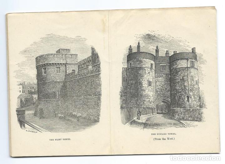 Folletos de turismo: Colección de imágenes enlazadas de la Torre de Londres, grabador W.J.Palmer , siglo XIX - Foto 4 - 292279018