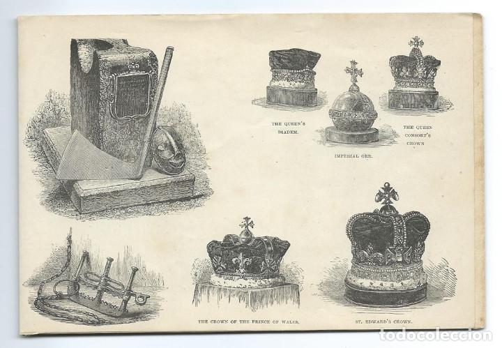 Folletos de turismo: Colección de imágenes enlazadas de la Torre de Londres, grabador W.J.Palmer , siglo XIX - Foto 7 - 292279018