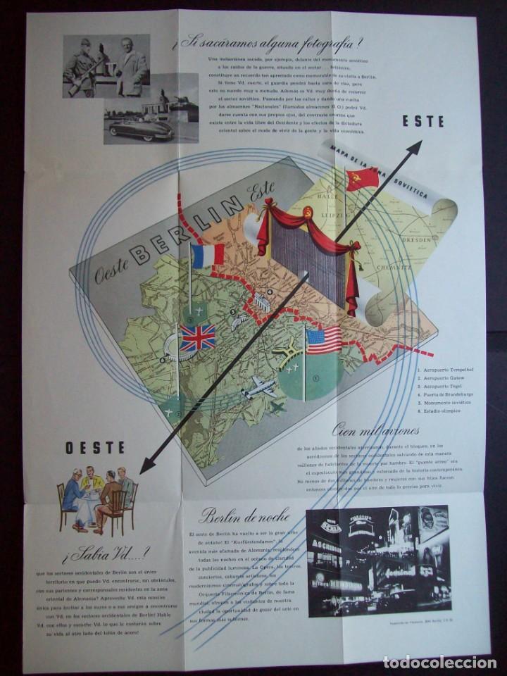 Folhetos de turismo: BERLIN Y LA DIVISION DE LA CIUDAD POR EL MURO