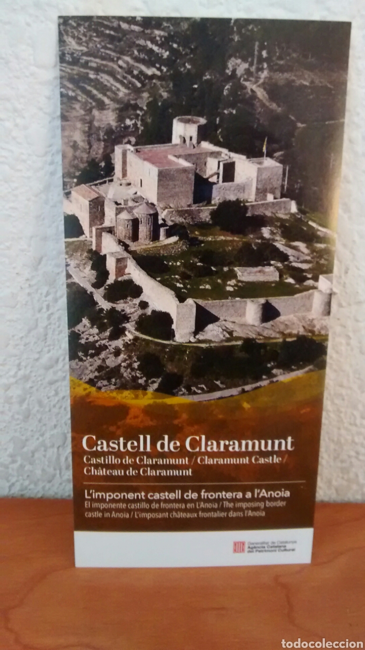 Travel Brochures: CASTELL DE CLARAMUNT.LA POBLA DE CLARAMUNT. BARCELONA. FLYER.
