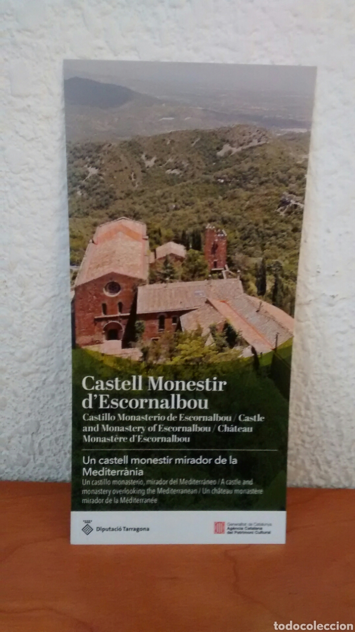 Tourismusbrosch&uuml;ren: CASTELL MONESTIR D&acute;ESCORNALBOU. TARRAGONA. FLYER