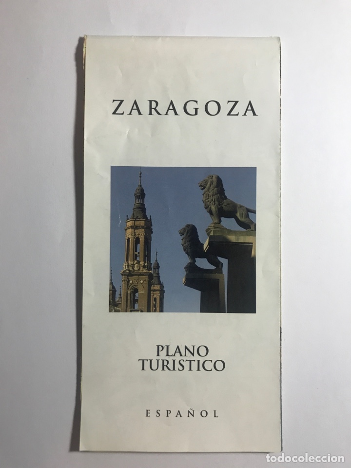 Folletos de turismo: Plano turistico de ZARAGOZA
