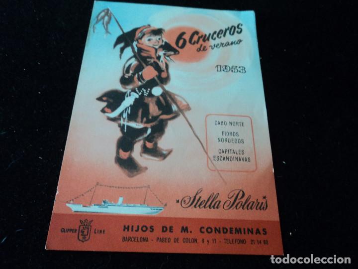 Tourismusbrosch&uuml;ren: 6 CRUCEROS DE VERANO con el STELLA POLARIS CABO NORTE, FIORDS NORUEGOS 1953
