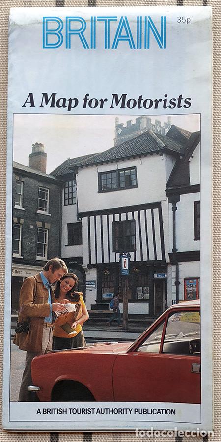 Travel Brochures: BRITAIN A Map for Motorists. 1979