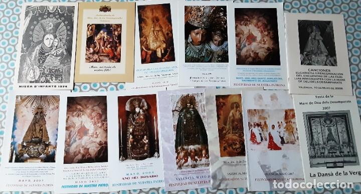Tourismusbrosch&uuml;ren: 13 programas de la festividad de la Virgen de los Desamparados de los a&ntilde;os entre 1974 y 2008