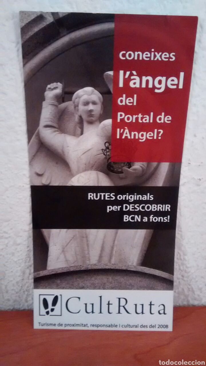 Folhetos de turismo: CONEIXES L&acute;ANGEL DEL PORTAL DE L&acute;ANGEL. CULTRUTA. FLYER (A14) TURISMO