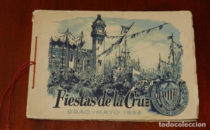 Tourismusbrosch&uuml;ren: LIBRO FIESTAS DE LA CRUZ. GRAO, VALENCIA.1956. HIMNOS, GOZO AL CRISTO DEL GRAO. GRABADOS CABEDO TORR