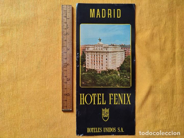Folhetos de turismo: Antiguo Folleto Hotel Fenix - Madrid (A&ntilde;os 60)