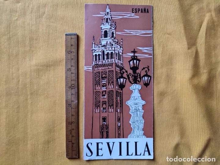 Folhetos de turismo: Antiguo Folleto de Turismo SEVILLA - A&ntilde;os 60