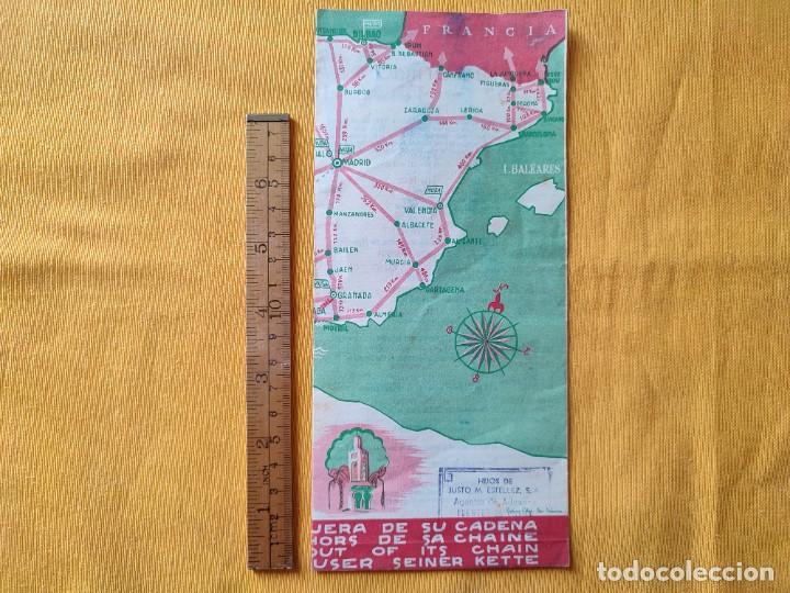 Folhetos de turismo: Antiguo Folleto Publicitario Ilustrado Hotelles Unidos S.A. (A&ntilde;os 60)