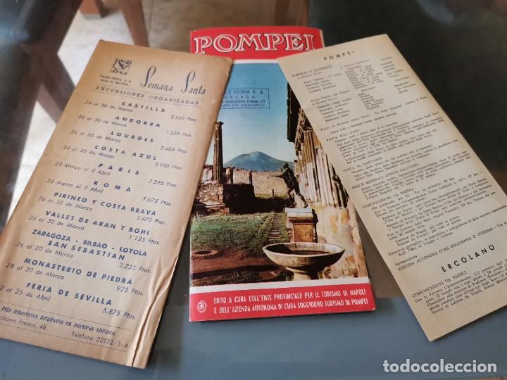 Folletos de turismo: DESPLEGABLE FOLLETO VIAJES IBERIA MALLORCA VIAJE A POMPEYA