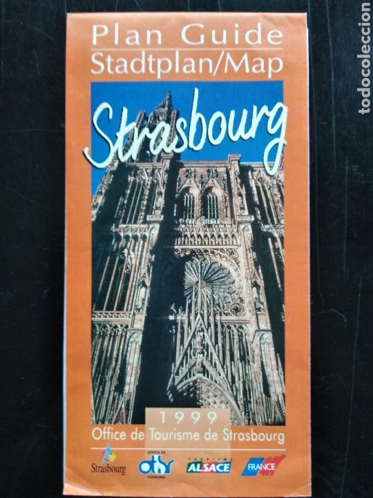 Folletos de turismo: Strasburgo plano 1999 - Foto 1