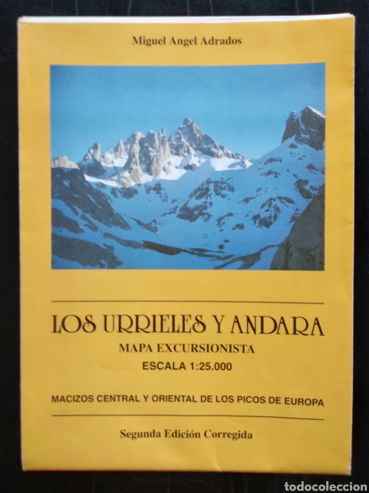 Folletos de turismo: Los Urrieles y Andara , mapa excursionista - Foto 1