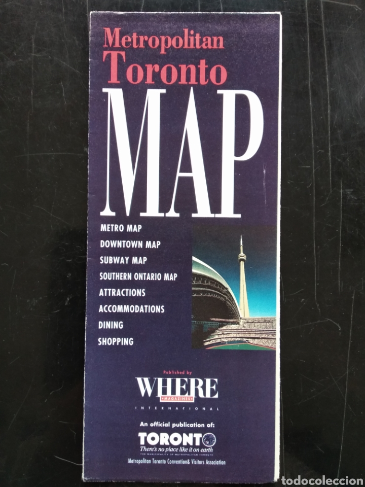 Folletos de turismo: Toronto , mapa - Foto 1