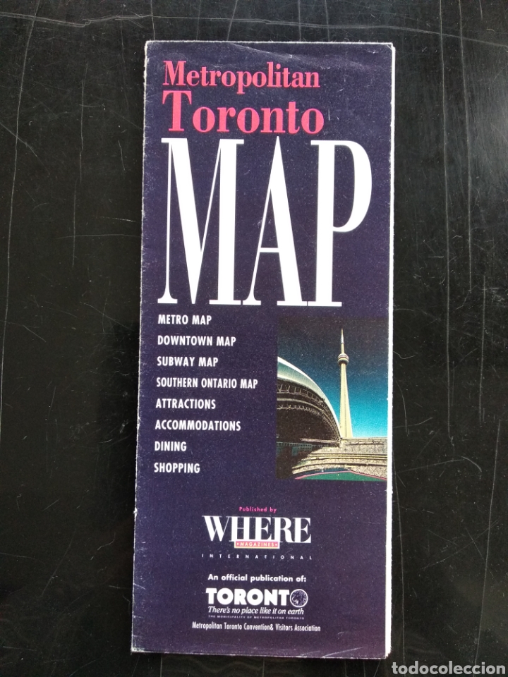 Folletos de turismo: Metropolitan Toronto map - Foto 1