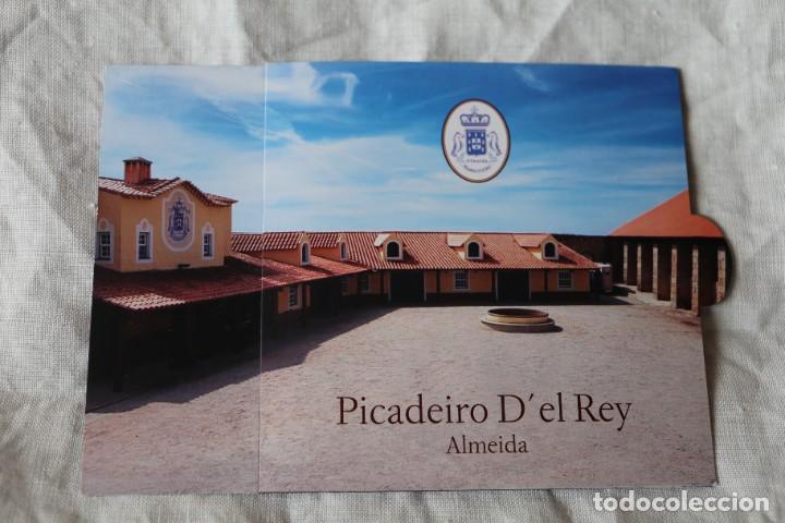 Travel Brochures: FOLLETO DE TURISMO DEL PICADERO DEL REY ANTIGUO BALUARTE EN ALMEIDA TRIPTICO, CABALLOS