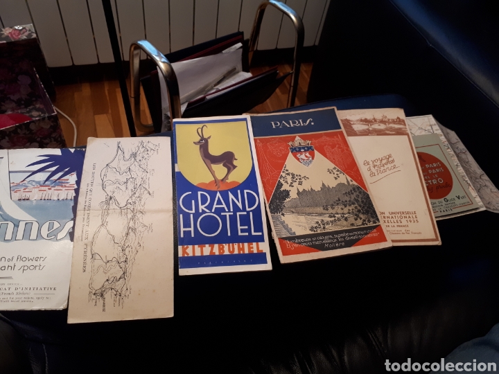 Tourismusbrosch&uuml;ren: Lote antiguos folletos viaje extranjero