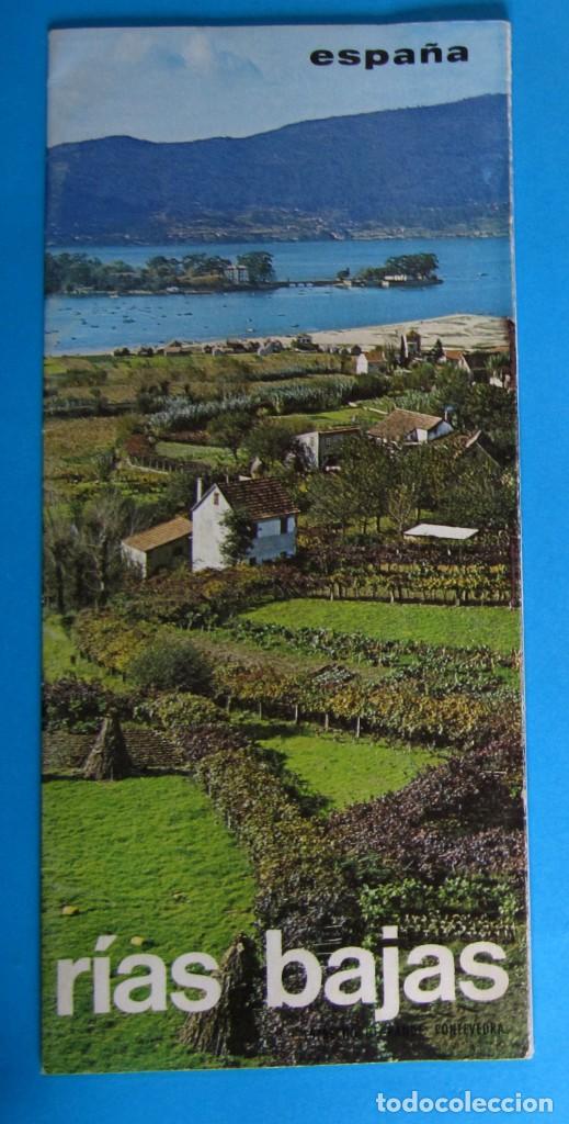 Travel Brochures: FOLLETO TR&Iacute;PTICO RIAS BAJAS. RIA DE AROSA, PONTEVEDRA, VIGO. SUBSECRETARIA DE TURISMO, S/F.