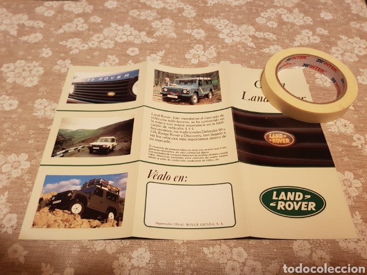 Folletos de turismo: Folleto Land Rover antiguo