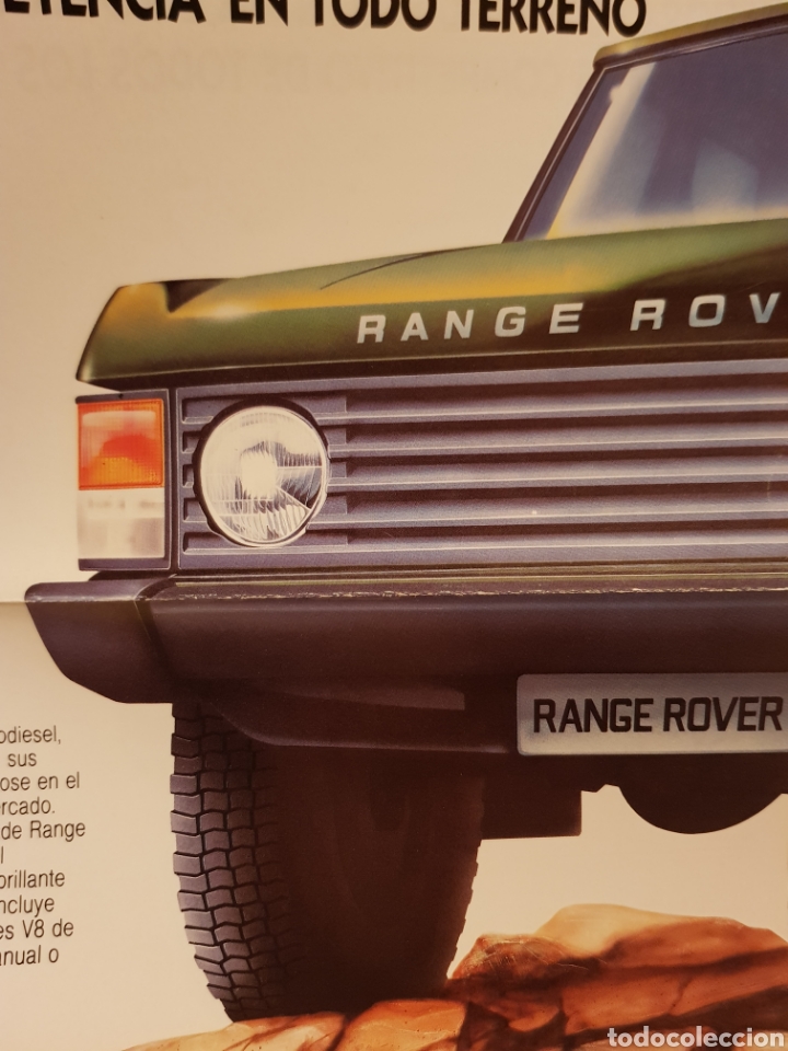Folletos de turismo: Folleto Range Rover antiguo