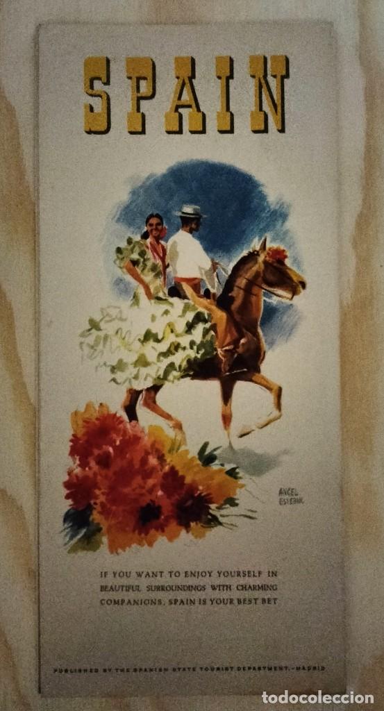 Tourismusbrosch&uuml;ren: Folleto Spain (Spanish State Tourist Department). A&ntilde;os 50