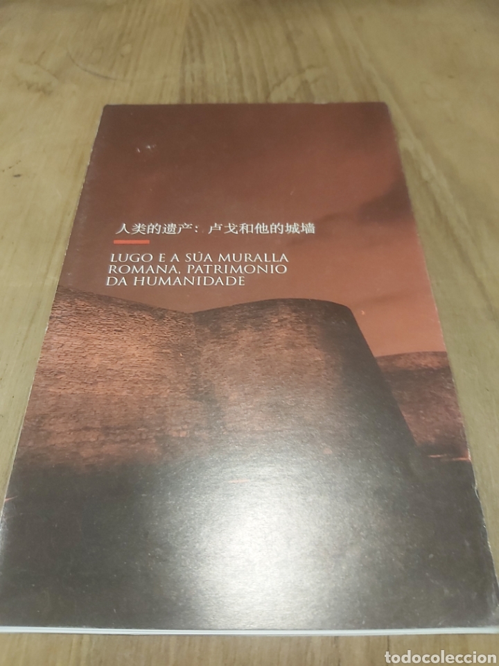Folhetos de turismo: LUGO E A SUA MURALLA ROMANA PATRIMONIO HUMANIDAD CHINO Y CASTELLANO TEXTO 2013