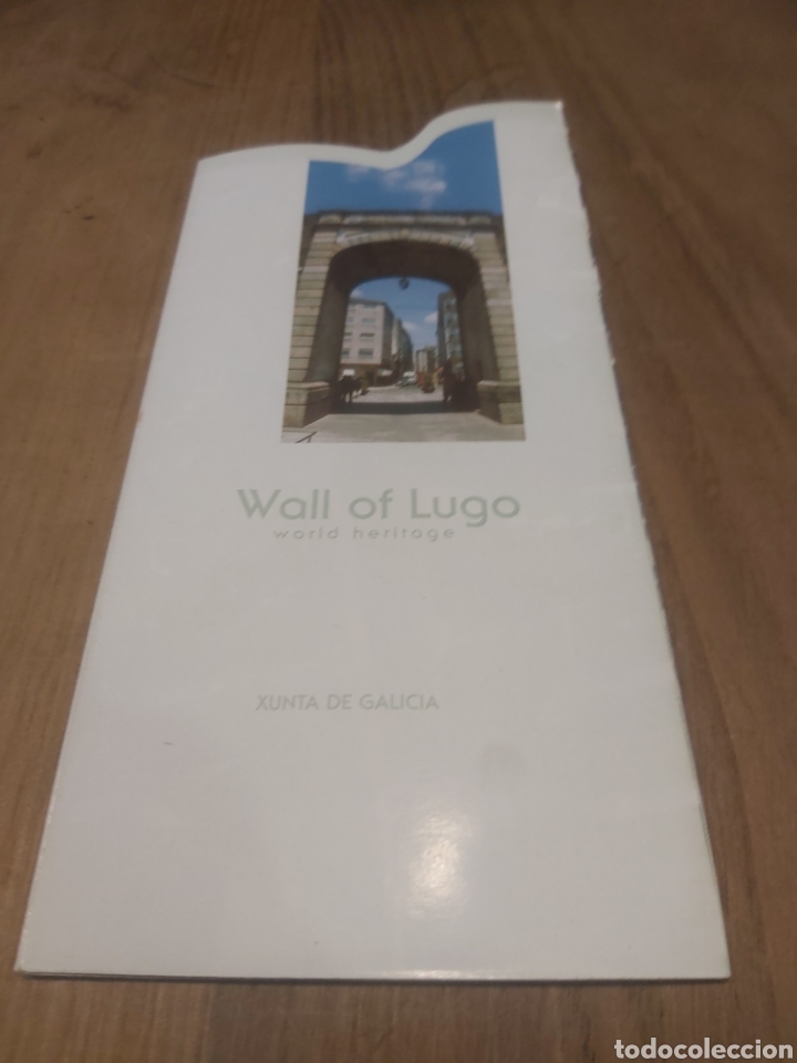 Brochures de tourisme: LUGO FOLLETO PUBLICIDAD INGL&Eacute;S WALL OF LUGO XUNTA CULTURA