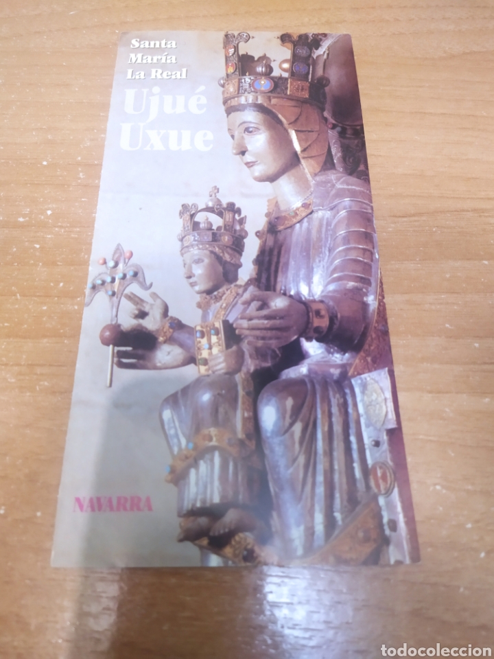 Folletos de turismo: Triptico Santa Maria La Real. UJU&Eacute;. - Foto 1