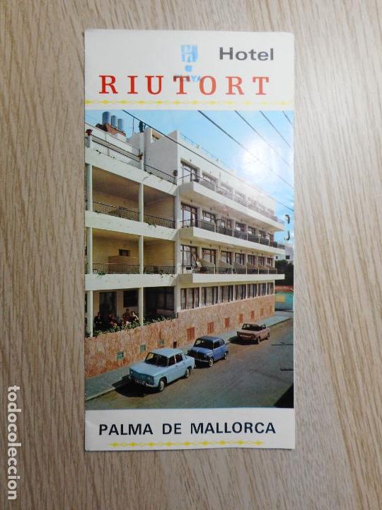 Tourismusbrosch&uuml;ren: ANTIGUO FOLLETO.HOTEL RIUTORT.PALMADE MALLORCA.A&Ntilde;OS 60?
