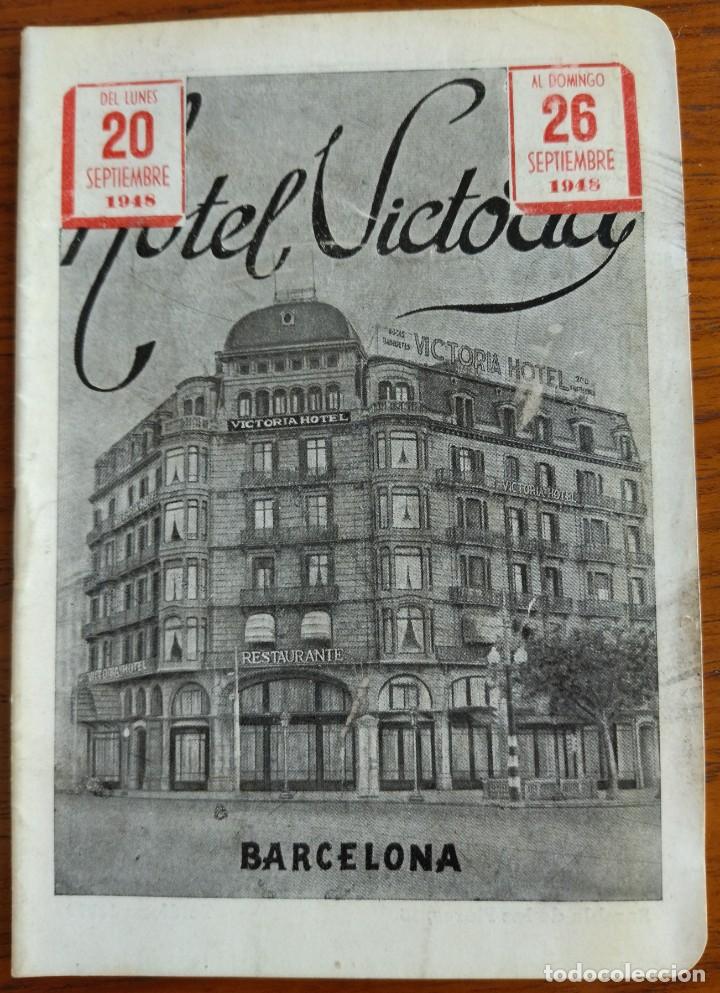 Folhetos de turismo: GU&Iacute;A DEL OCIO DE BARCELONA. SEPTIEMBRE DE 1948.