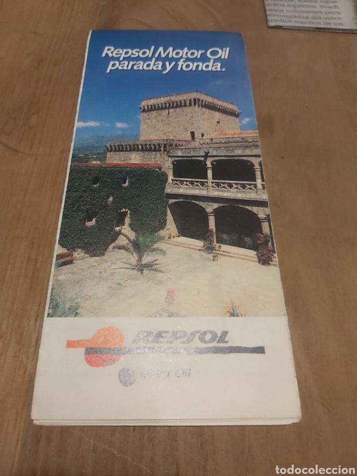 Tourismusbrosch&uuml;ren: REPSOL GUIA PARADA Y FONDA MAPA 1988