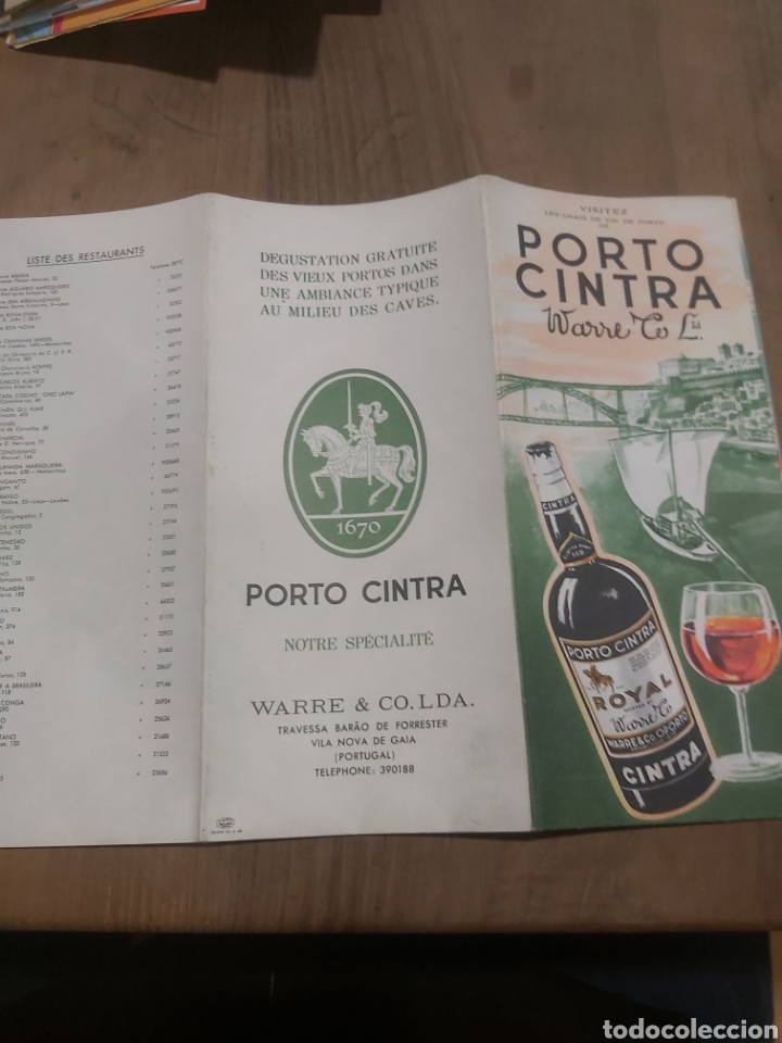 Brochures de tourisme: PLANO GUIA GUIA PORTUGAL PORTO CINTRA BODEGAS LISTA HITELES Y PENSIONES Portugal