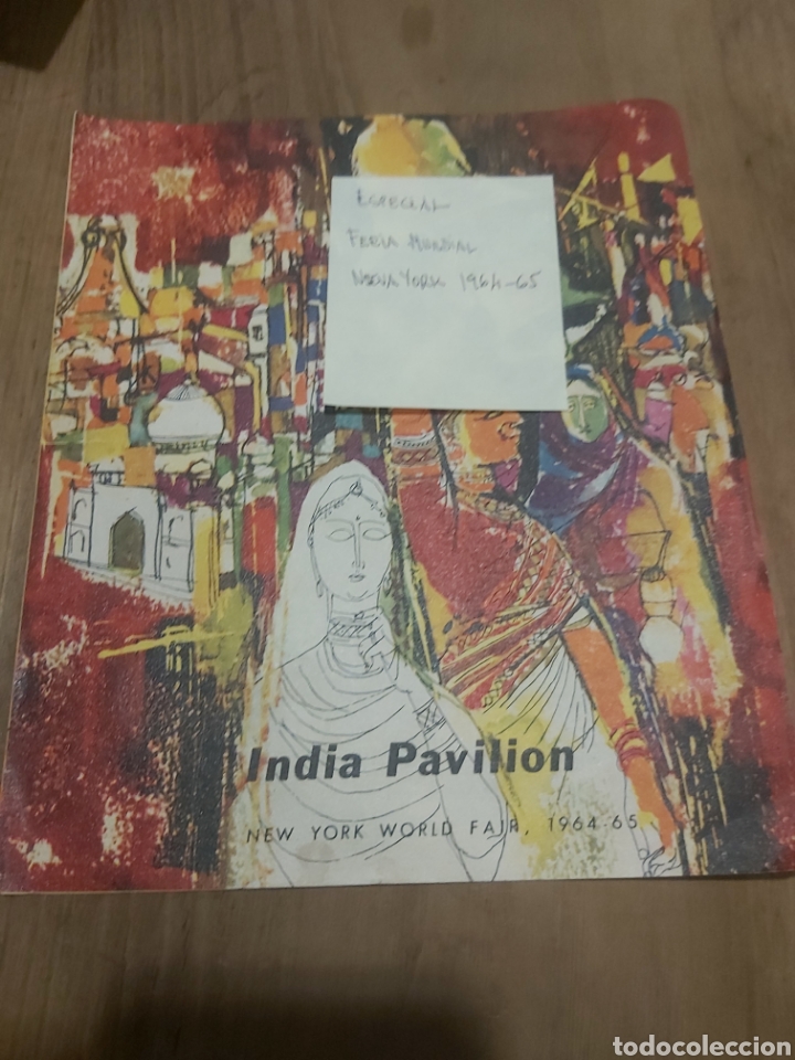 Brochures de tourisme: NEW YORK 1964/ 65 INDIA PAVILLON GUIA CATALOGO