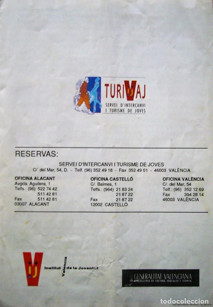Folletos de turismo: INTERCAMBIO HISPANO SOVIETICO - FOLLETO TR&Iacute;PTICO - Foto 2