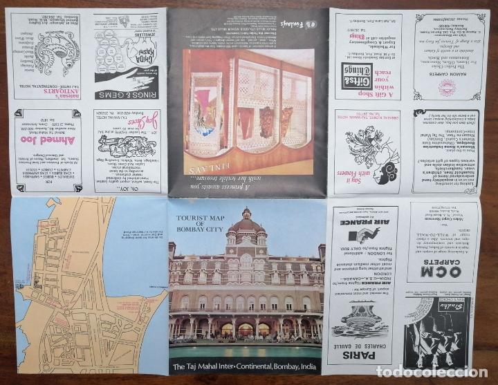 Tourismusbrosch&uuml;ren: MAPA TUR&Iacute;STICO PUBLICITARIO DE LA CIUDAD DE BOMBAY &ndash; INDIA