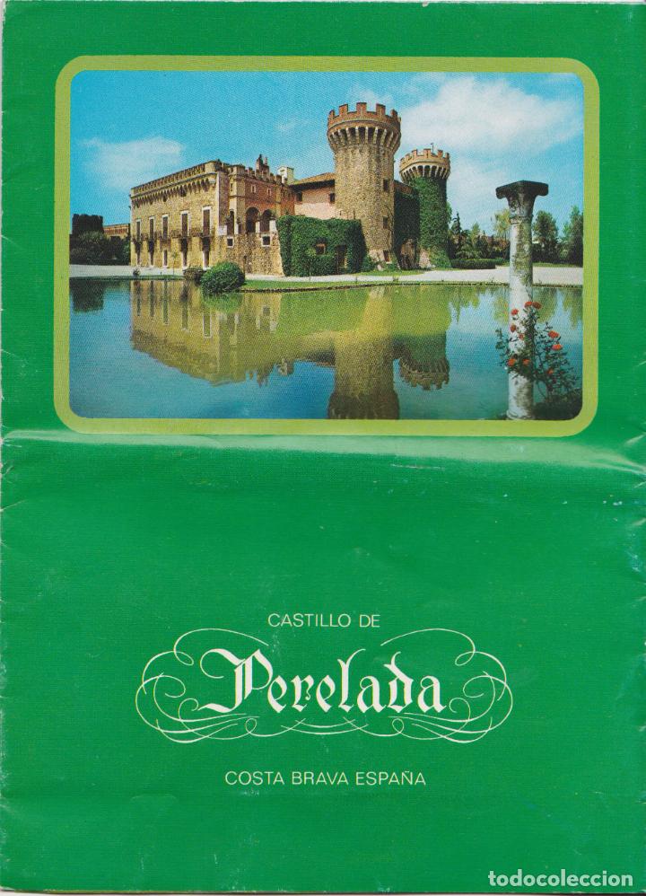 Tourismusbrosch&uuml;ren: FOLLETO DESPLEGABLE PUBLICITARIO CASTILLO DE PERELADA &ndash; COSTA BRAVA